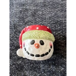 Yankee Candle Snowman candle Holder